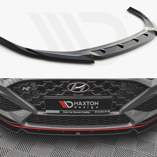 Maxton Design Front Splitter V.2 Hyundai I30 N Hatchback fastback MK3 Facelift 2020-