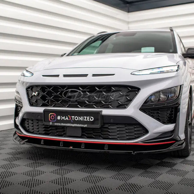 Maxton Design Front Splitter V.2 Hyundai Kona N Mk1