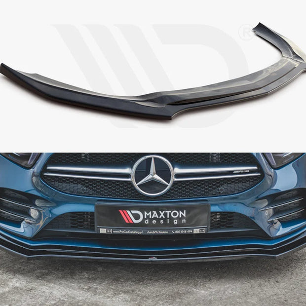 Maxton Design Front Splitter V.2 Mercedes A35 AMG AERO W177