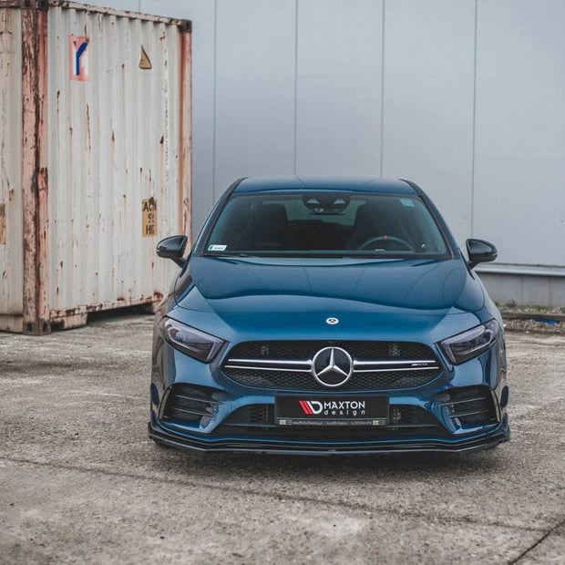 Maxton Design Front Splitter V.2 Mercedes A35 AMG AERO W177
