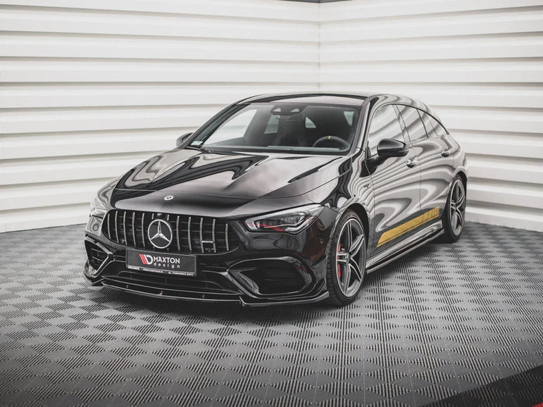 Maxton Design Front Splitter V.2 Mercedes-amg CLA 45 AERO C118 2019-