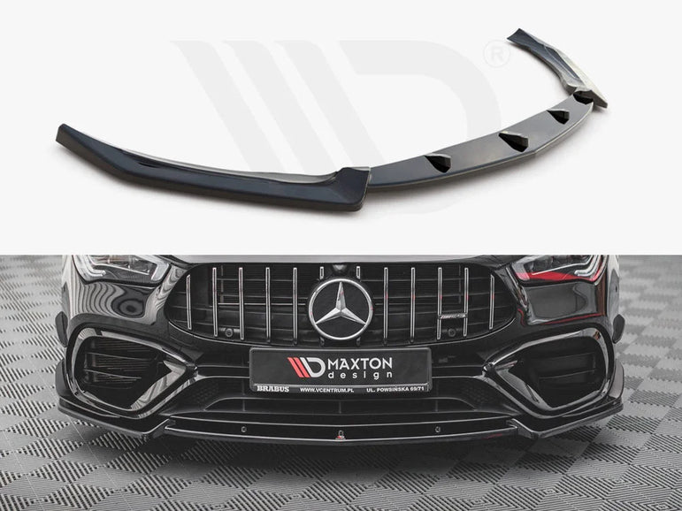 Maxton Design Front Splitter V.2 Mercedes-amg CLA 45 AERO C118 2019-