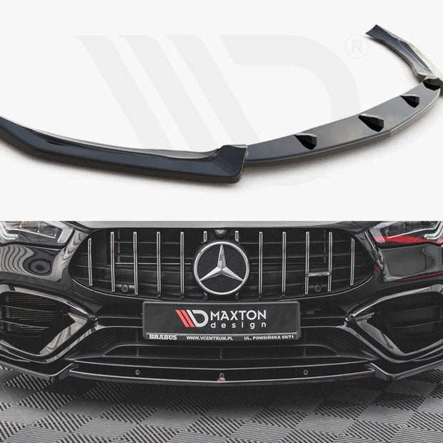 Maxton Design Front Splitter V.2 Mercedes-amg CLA 45 AERO C118 2019-