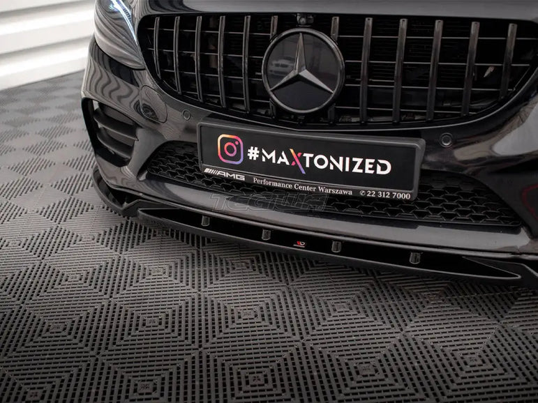 Maxton Design Front Splitter V.2 Mercedes C AMG Line C43 AMG Sedan Coupe W205 C205 Facelift