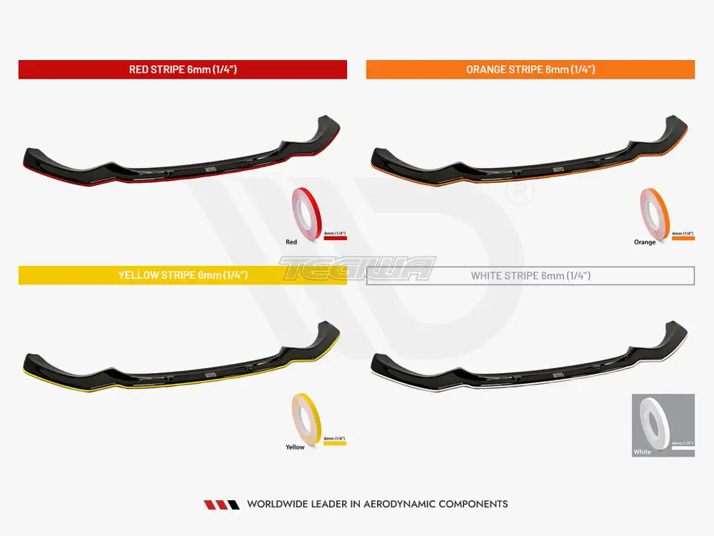 Maxton Design Front Splitter V.2 Mercedes C AMG Line C43 AMG Sedan Coupe W205 C205 Facelift