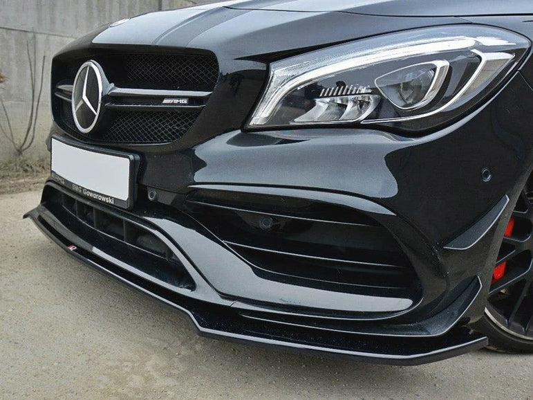 Maxton Design Front Splitter V.2 Mercedes CLA 45 AMG C117 Facelift 2017-UP