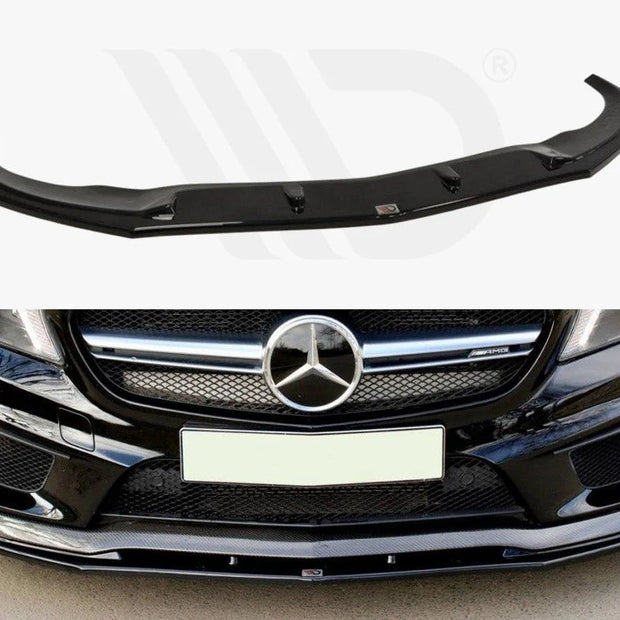 Maxton Design Front Splitter V.2 Mercedes CLA 45 AMG C117 Pre-facelift