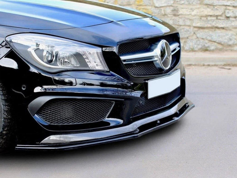 Maxton Design Front Splitter V.2 Mercedes CLA 45 AMG C117 Pre-facelift