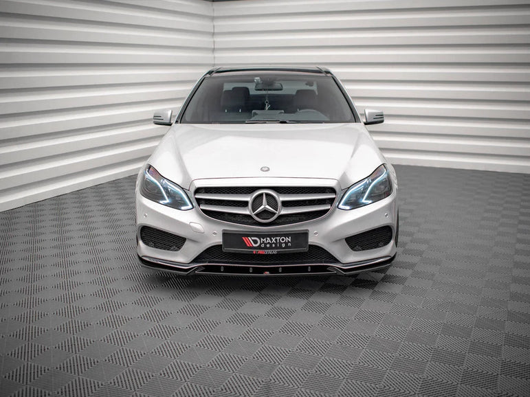 Maxton Design Front Splitter V.2 Mercedes E Amg-line Sedan W212 Facelift 12-16