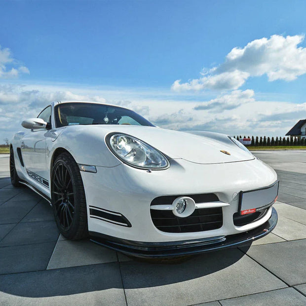 Maxton Design Front Splitter V.2 Porsche Cayman S 987C 2006-09