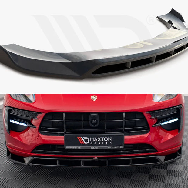 Maxton Design Front Splitter V.2 Porsche Macan Mk1 Facelift