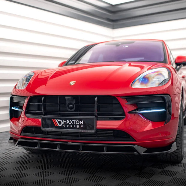 Maxton Design Front Splitter V.2 Porsche Macan Mk1 Facelift