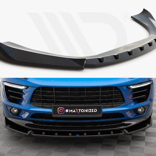 Maxton Design Front Splitter V.2 Porsche Macan Mk1
