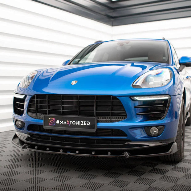 Maxton Design Front Splitter V.2 Porsche Macan Mk1