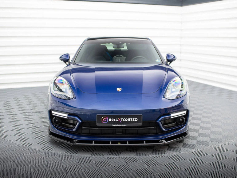 Maxton Design Front Splitter V.2 Porsche Panamera E-Hybrid 971 Facelift