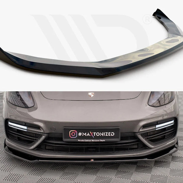 Maxton Design Front Splitter V.2 Porsche Panamera E-Hybrid 971