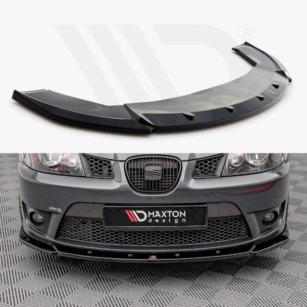 Maxton Design Front Splitter V.2 Seat Ibiza Cupra MK3 00-08