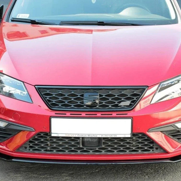 Maxton Design Front Splitter V.2 Seat Leon MK 3.5 Cupra fr 17-19