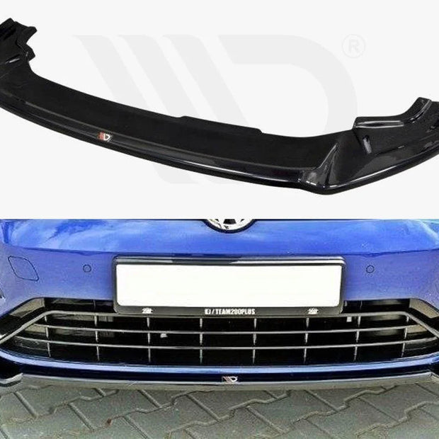 Maxton Design Front Splitter V.2 Volkswagen Golf R 7.5 2017-19