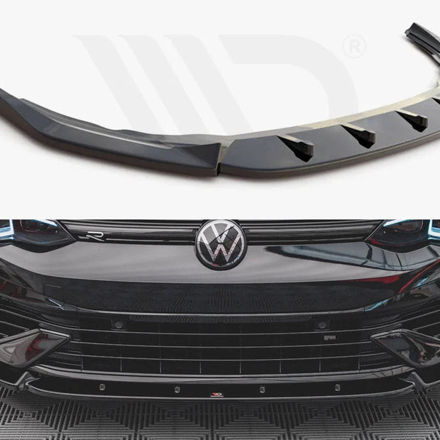 Maxton Design Front Splitter V.2 Volkswagen Golf R MK8 20-