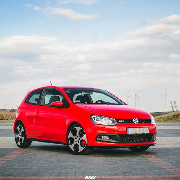 Maxton Design Front Splitter V.2 Volkswagen Polo MK5 GTI 6R Pre-facelift 09-14