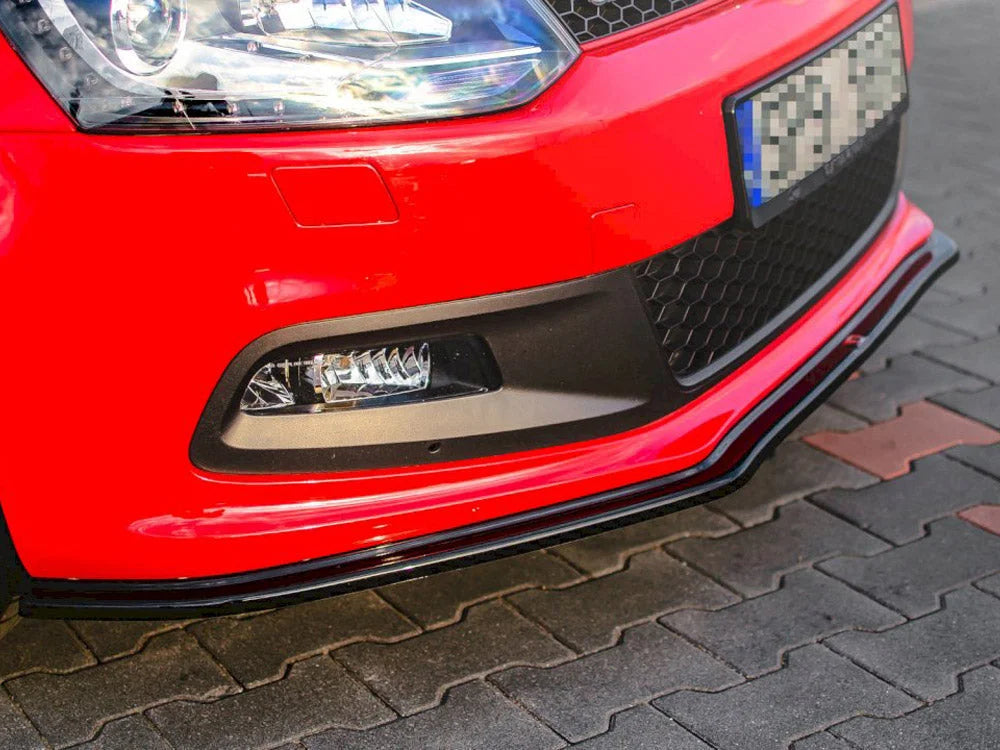 Maxton Design Front Splitter V.2 Volkswagen Polo MK5 GTI 6R Pre-facelift 09-14