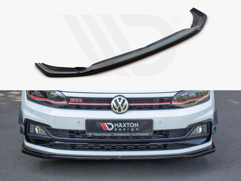 Maxton Design Front Splitter V.2 Volkswagen Polo MK6 GTI 17-21