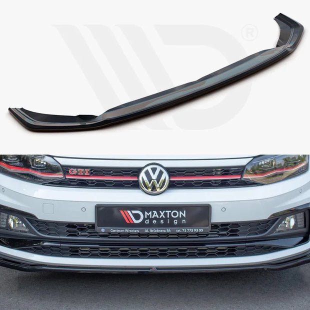 Maxton Design Front Splitter V.2 Volkswagen Polo MK6 GTI 17-21