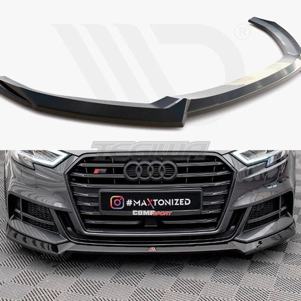 Maxton Design Front Splitter V.3 Audi S3 Sportback 8V Facelift