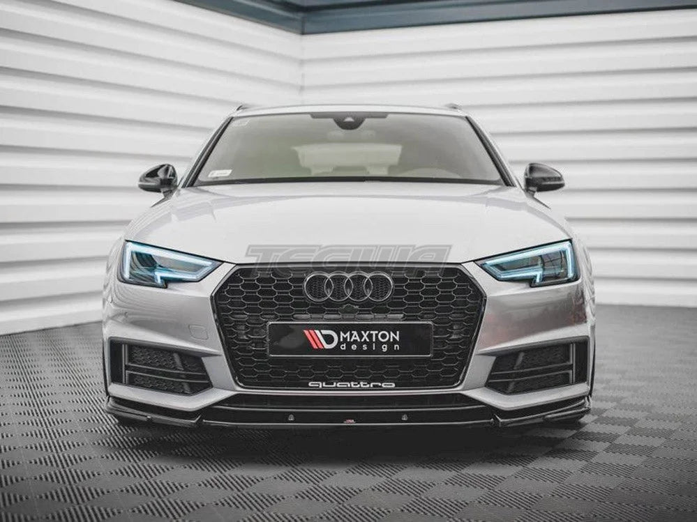 Maxton Design Front Splitter V.3 Audi S4 A4 S-line B9 15-19