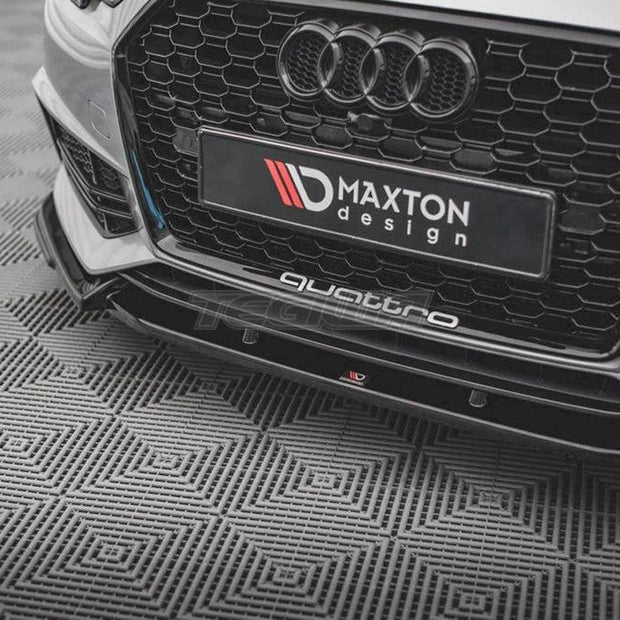 Maxton Design Front Splitter V.3 Audi S4 A4 S-line B9 15-19