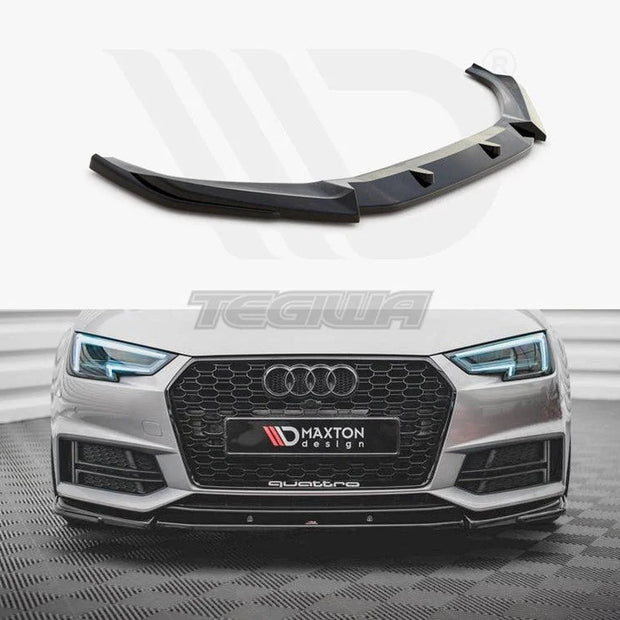 Maxton Design Front Splitter V.3 Audi S4 A4 S-line B9 15-19