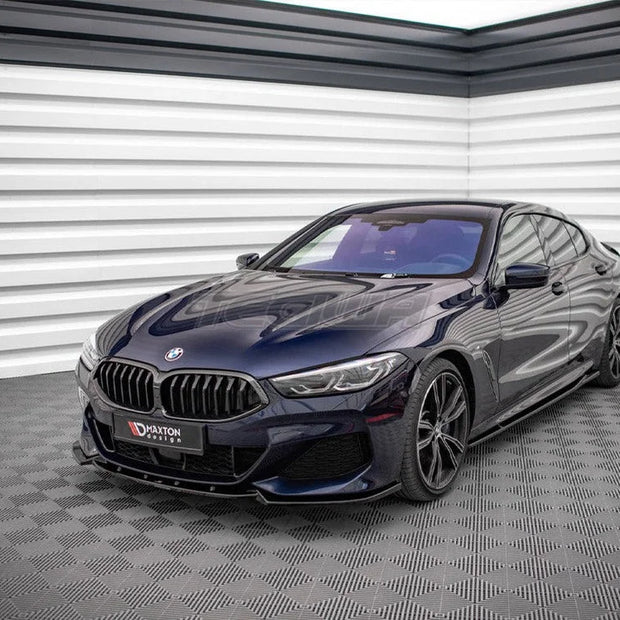 Maxton Design Front Splitter V.3 BMW 8-Series Coupe M-pack G15 8 GRAN Coupe M-pack G16 2018-