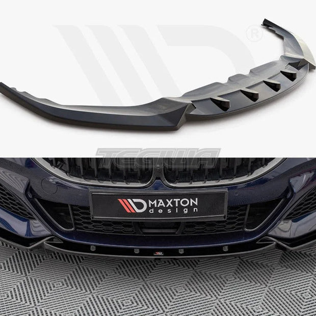 Maxton Design Front Splitter V.3 BMW 8-Series Coupe M-pack G15 8 GRAN Coupe M-pack G16 2018-