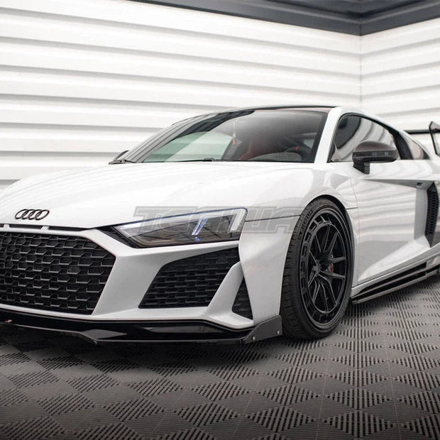 Maxton Design Front Splitter V.3 + Flaps Audi R8 Mk2 Facelift