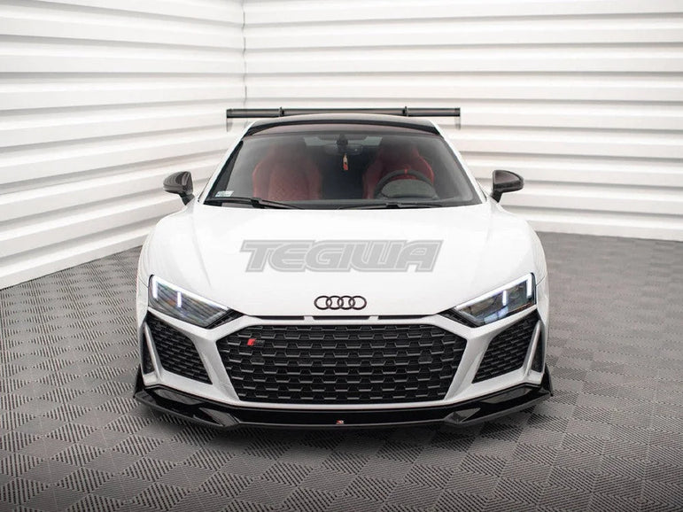 Maxton Design Front Splitter V.3 + Flaps Audi R8 Mk2 Facelift