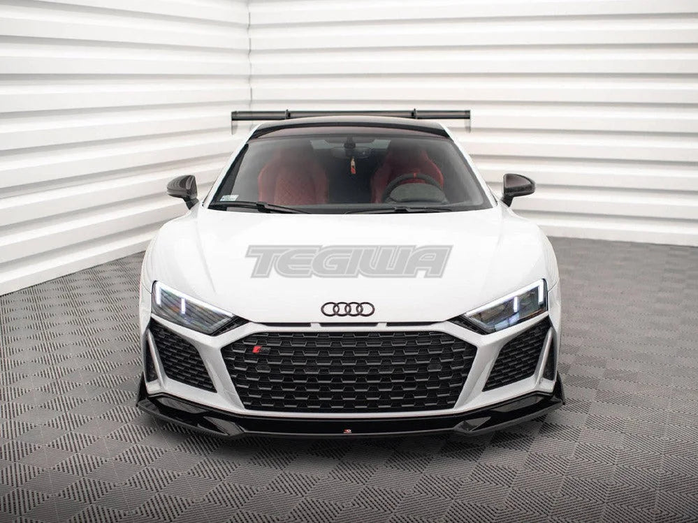 Maxton Design Front Splitter V.3 + Flaps Audi R8 Mk2 Facelift