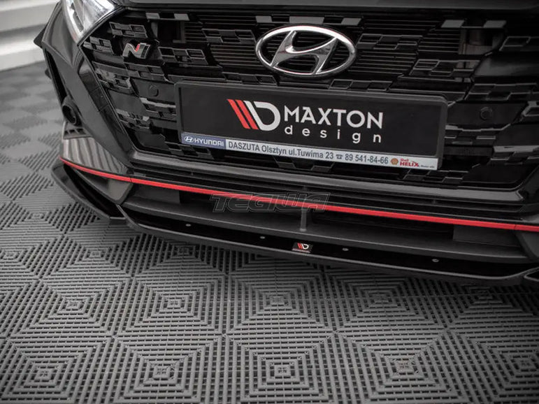 Maxton Design Front Splitter V.3 Hyundai I20 N MK3 2020-