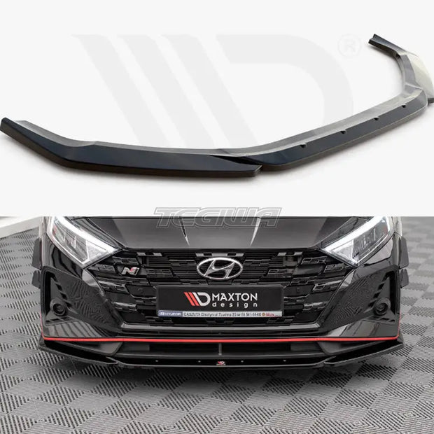 Maxton Design Front Splitter V.3 Hyundai I20 N MK3 2020-