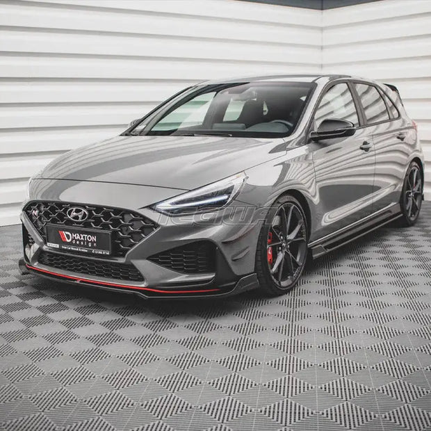 Maxton Design Front Splitter V.3 Hyundai I30 N Hatchback fastback MK3 Facelift 2020-