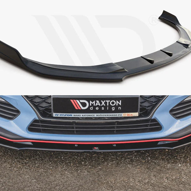 Maxton Design Front Splitter V.3 Hyundai I30 N MK3 Hatchback Fastback 17-20