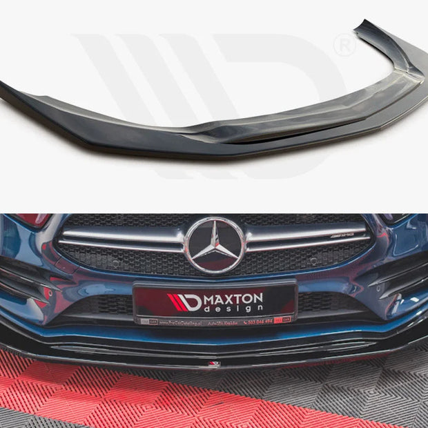 Maxton Design Front Splitter V.3 Mercedes A35 AMG AERO W177