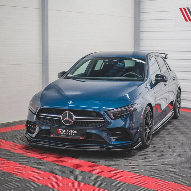Maxton Design Front Splitter V.3 Mercedes A35 AMG AERO W177