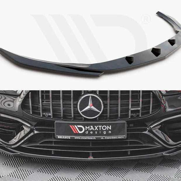 Maxton Design Front Splitter V.3 Mercedes-amg CLA 45 AERO C118 2019-