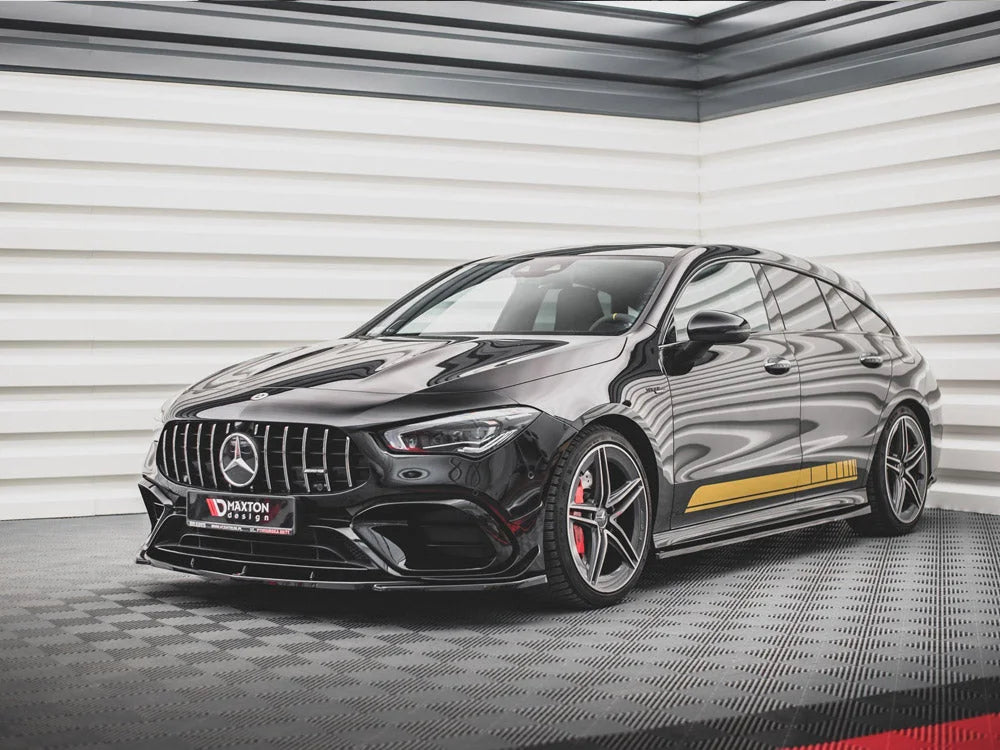 Maxton Design Front Splitter V.3 Mercedes-amg CLA 45 AERO C118 2019-