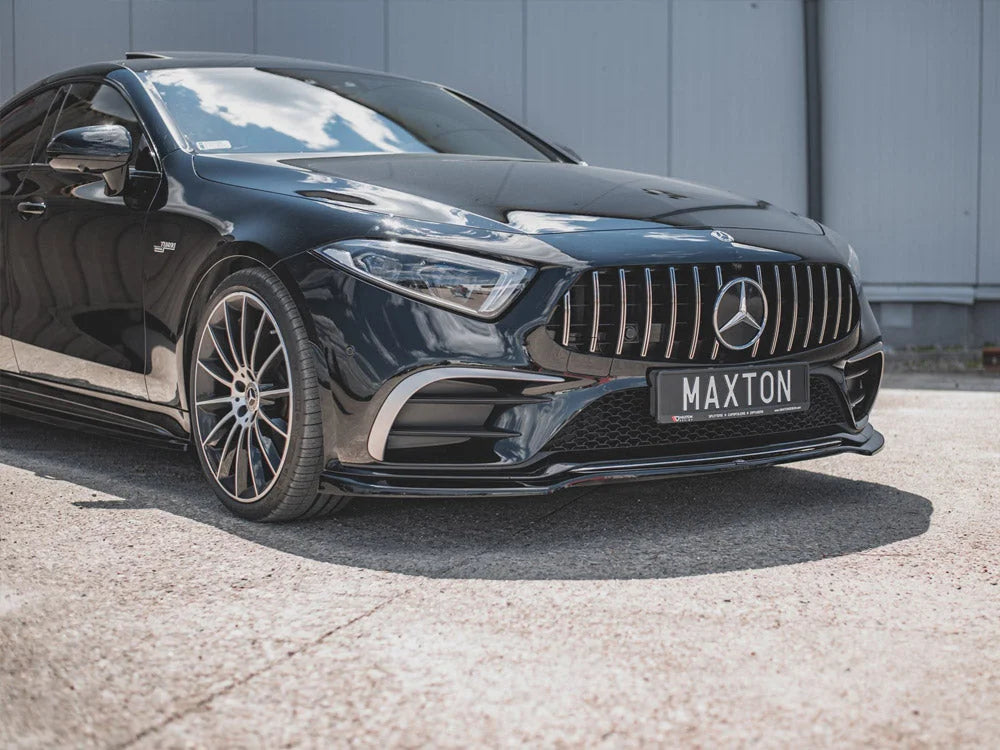 Maxton Design Front Splitter V.3 Mercedes-benz CLS AMG Line 53AMG C257 18-21