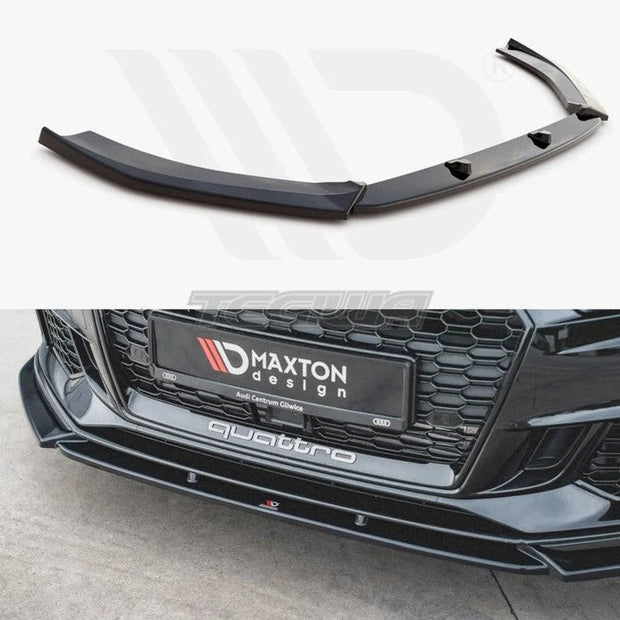 Maxton Design Front Splitter V.4 Audi RS3 8V Facelift 2017-UP