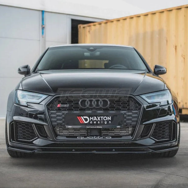 Maxton Design Front Splitter V.4 Audi RS3 8V Facelift 2017-UP