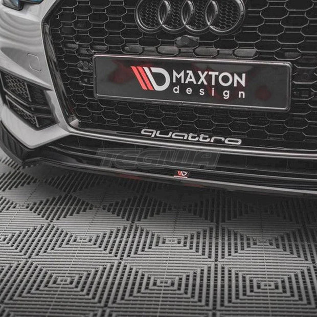 Maxton Design Front Splitter V.4 Audi S4 A4 S-line B9 15-19