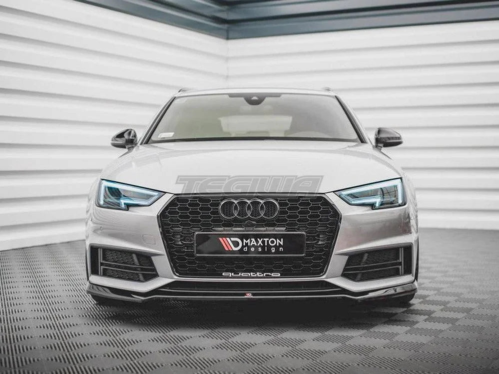 Maxton Design Front Splitter V.4 Audi S4 A4 S-line B9 15-19